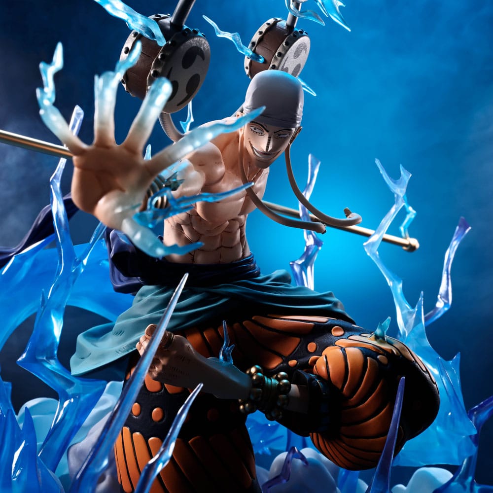 One Piece FiguartsZERO Extra Battle PVC Statue Enel -Sixty Million Volt Lightning Dragon- 32 cm Figmas Yokina