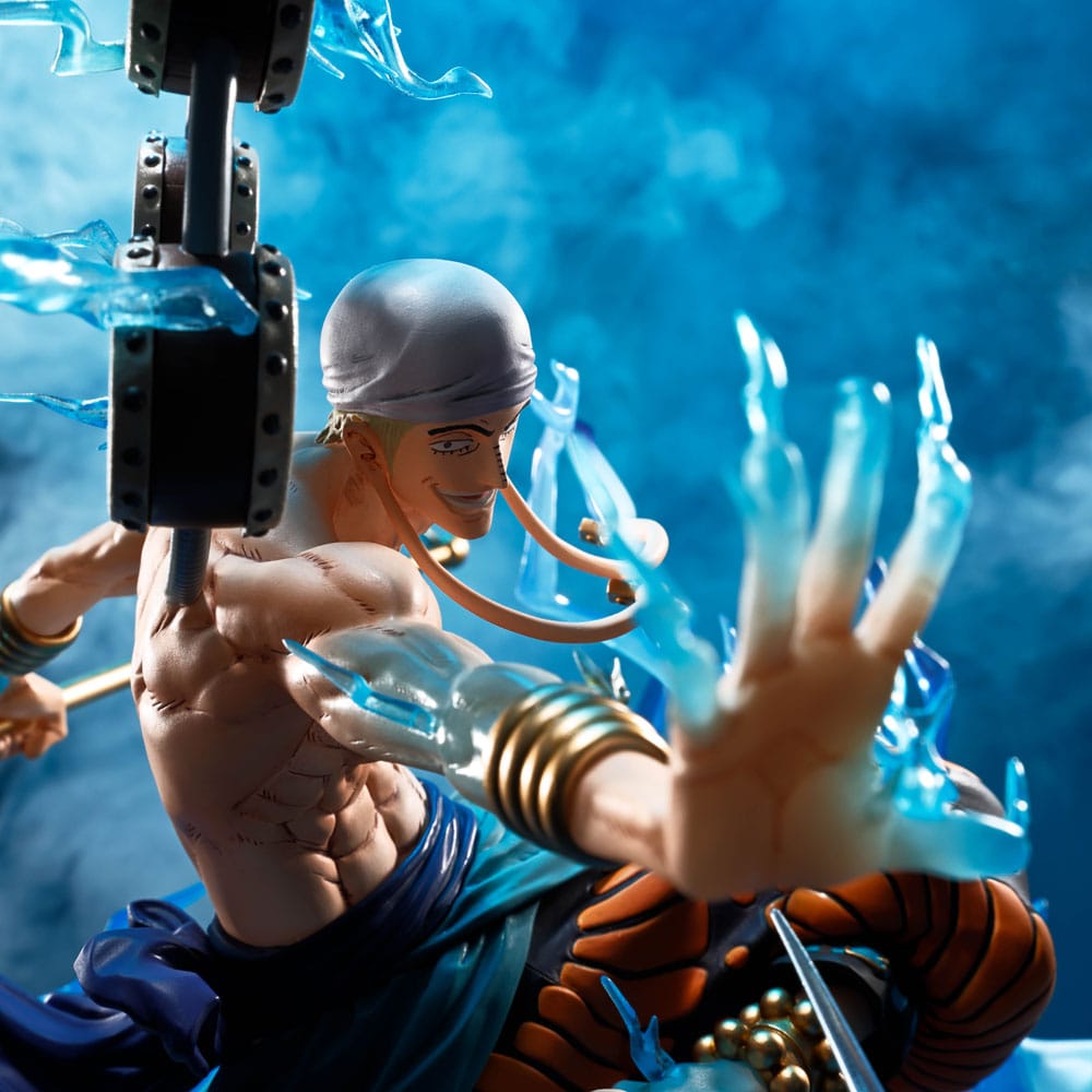 One Piece FiguartsZERO Extra Battle PVC Statue Enel -Sixty Million Volt Lightning Dragon- 32 cm Figmas Yokina