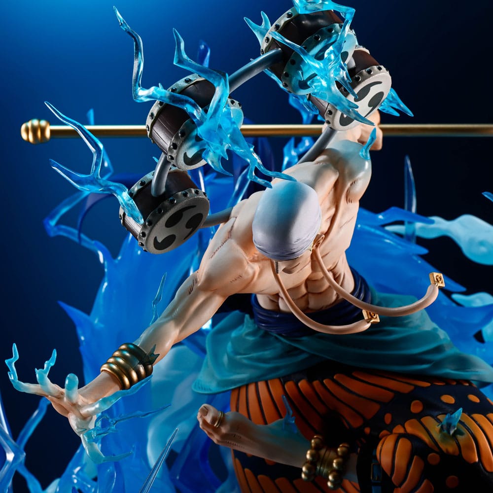 One Piece FiguartsZERO Extra Battle PVC Statue Enel -Sixty Million Volt Lightning Dragon- 32 cm Figmas Yokina