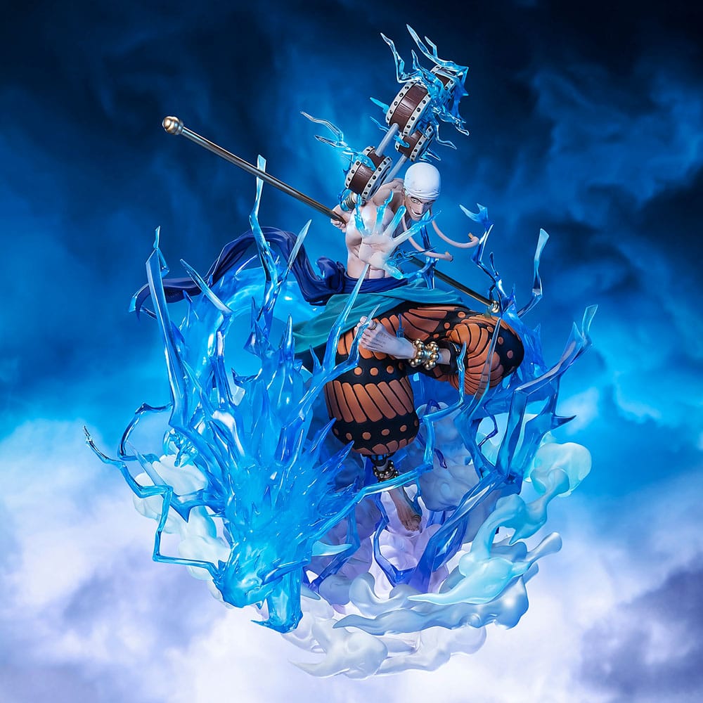One Piece FiguartsZERO Extra Battle PVC Statue Enel -Sixty Million Volt Lightning Dragon- 32 cm Figmas Yokina