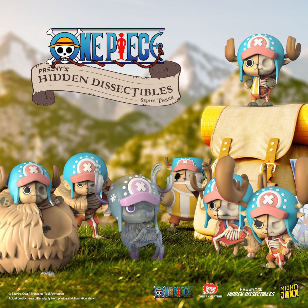 One Piece: Freeny's Hidden Dissectibles Series 3 Chopper 4 inch Vinyl Figure Blind Box Minifiguren Yokina