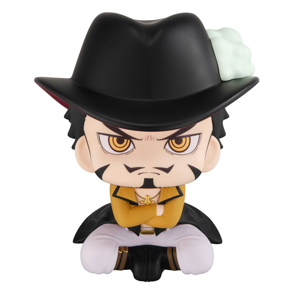 One Piece Look Up PVC Statue Dracule Mihawk 11 cm Prizefiguren Yokina