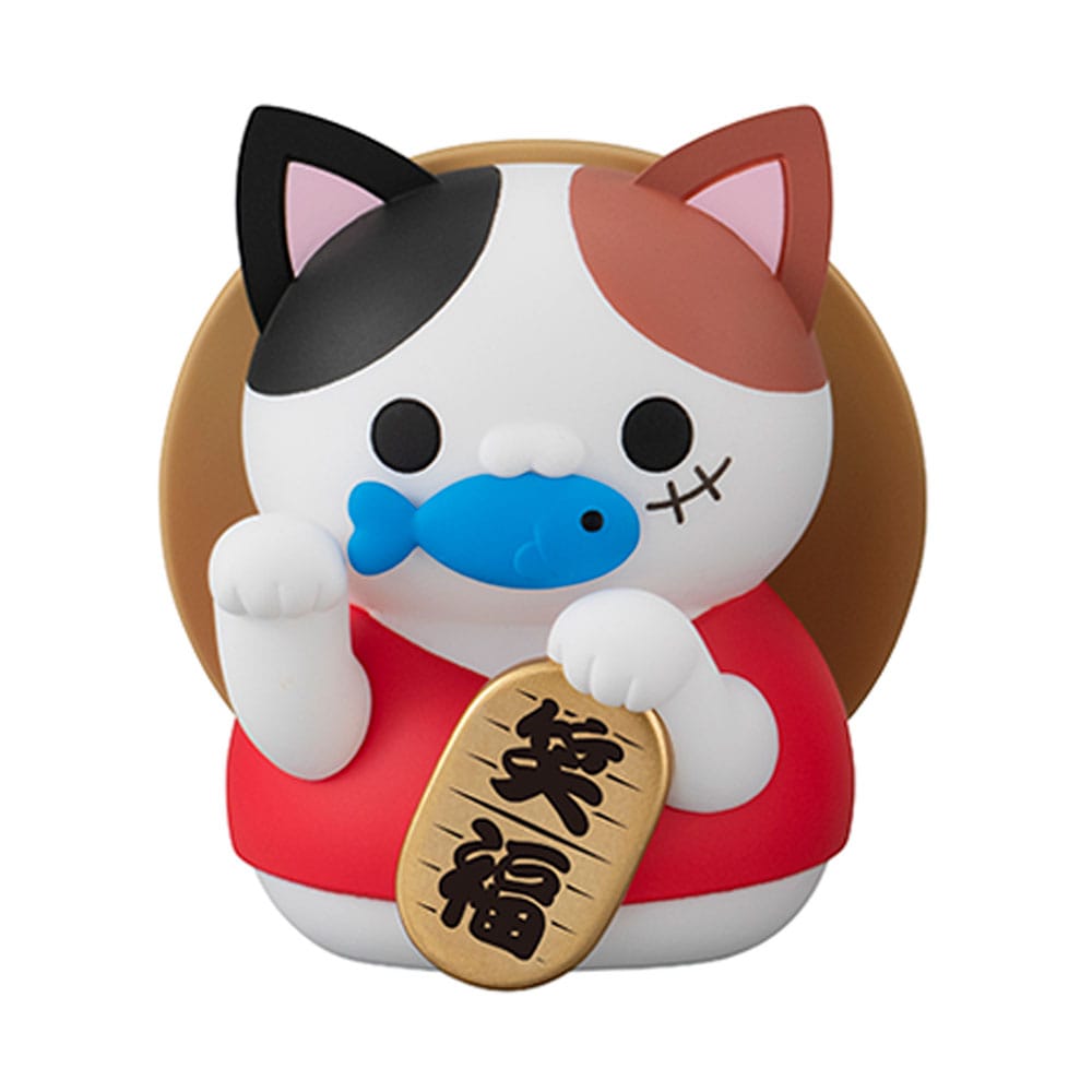 One Piece Mega Cat Project 6 Sammelfiguren NyanPieceNyan! Beckoning cat Lucky Cat Pirates 7 cm Minifiguren Yokina