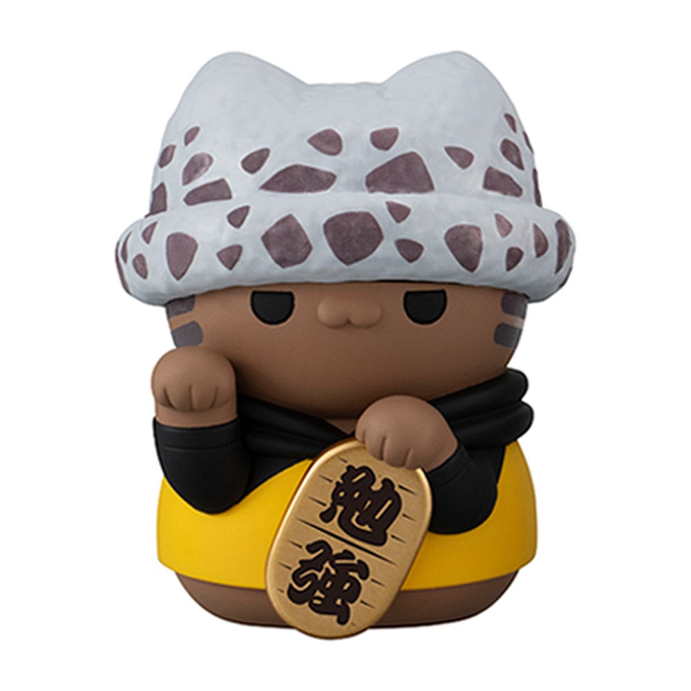 One Piece Mega Cat Project 6 Sammelfiguren NyanPieceNyan! Beckoning cat Lucky Cat Pirates 7 cm Minifiguren Yokina