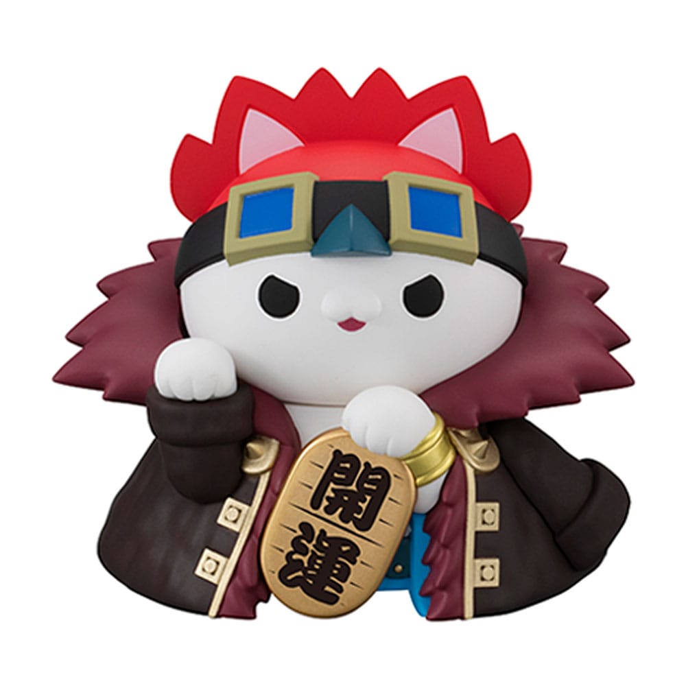 One Piece Mega Cat Project 6 Sammelfiguren NyanPieceNyan! Beckoning cat Lucky Cat Pirates 7 cm Minifiguren Yokina