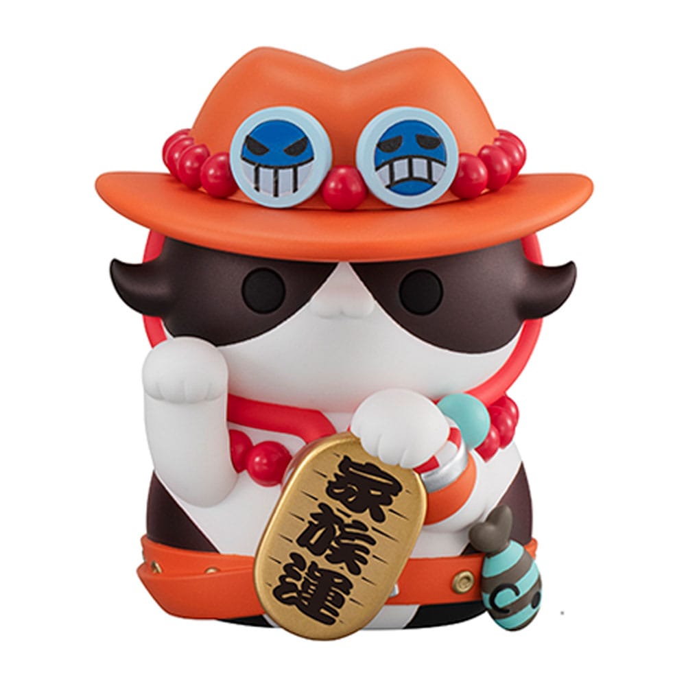 One Piece Mega Cat Project 6 Sammelfiguren NyanPieceNyan! Beckoning cat Lucky Cat Pirates 7 cm Minifiguren Yokina