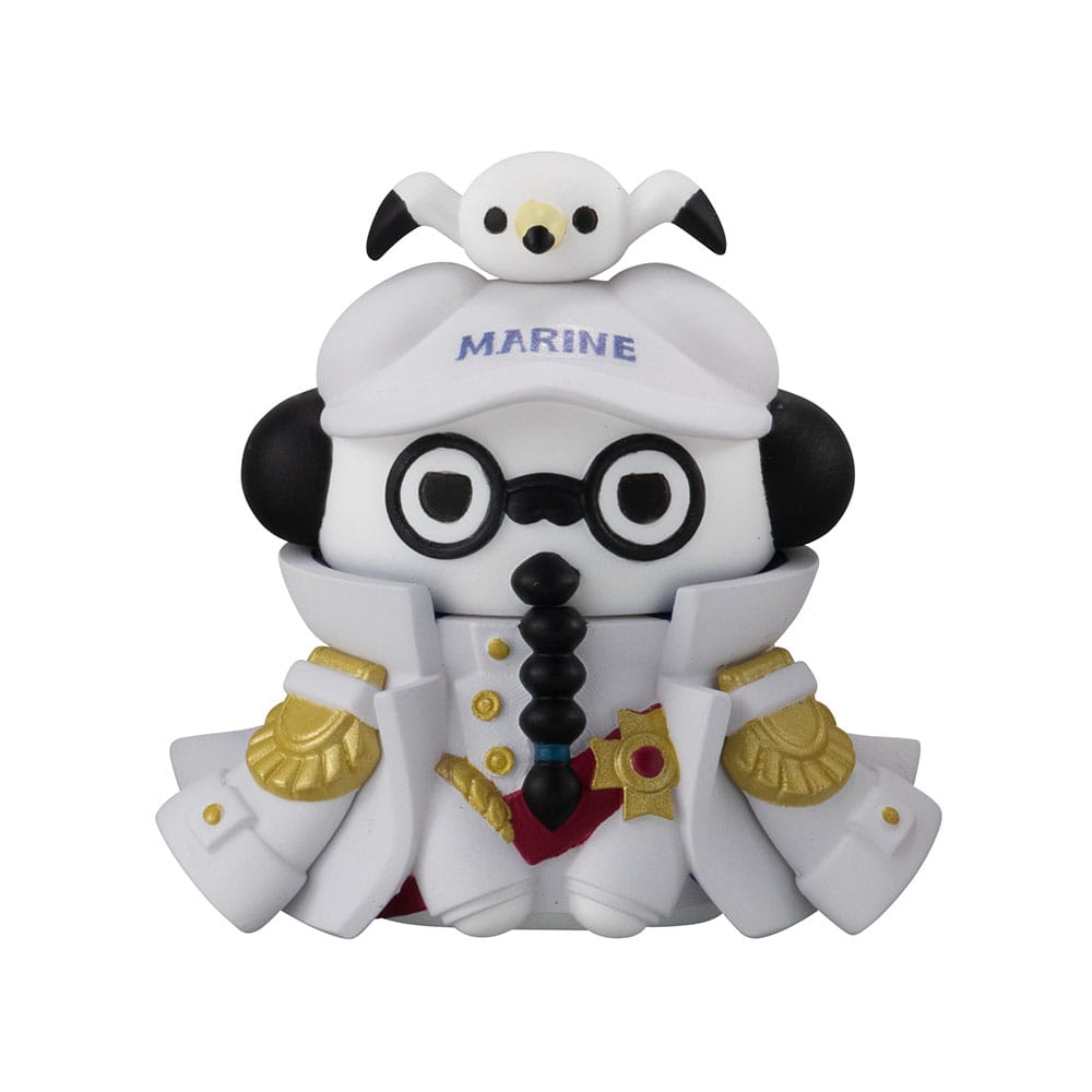 One Piece Mega Cat Project Nyan Piece Nyan! Sammelfiguren Luffy vs Marines Ver. 3 cm Sortiment (8) Minifiguren Yokina