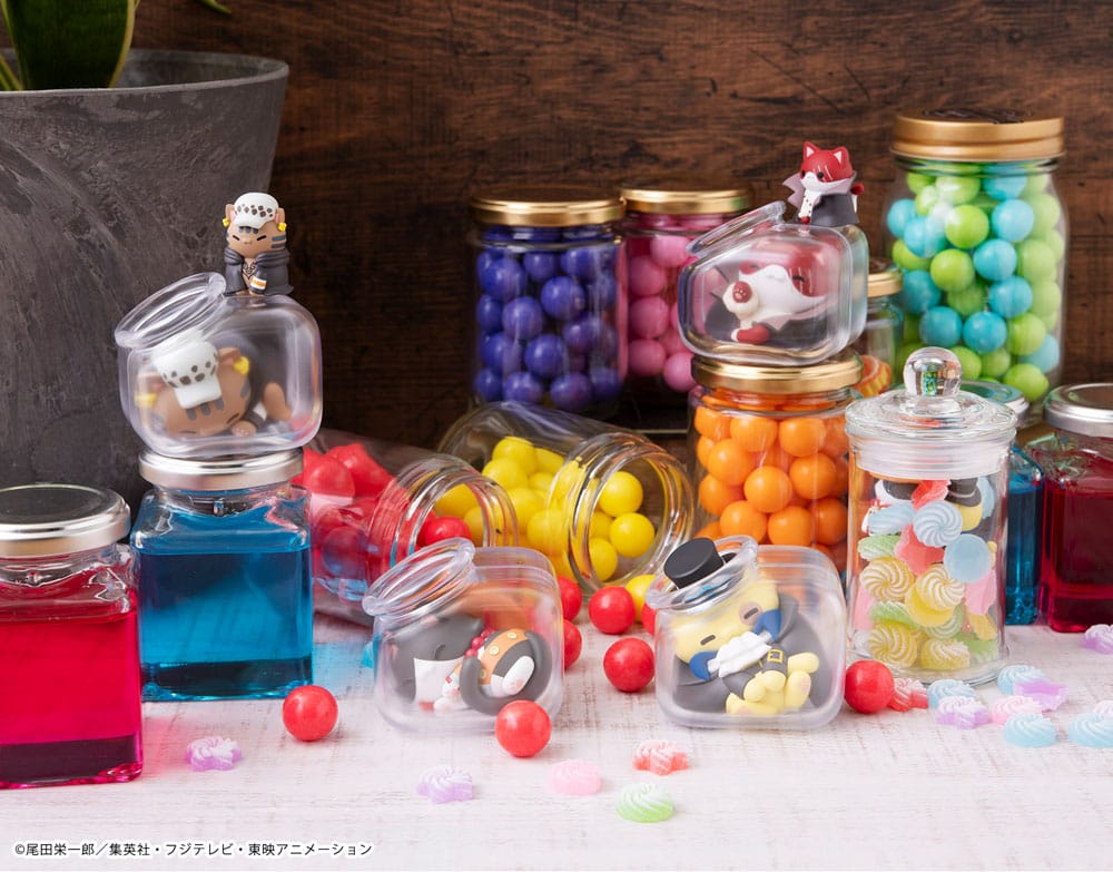 One Piece Mega Cat Project Sammelfiguren Good Night NyanPieceNyan! 3 cm Sortiment (8) Minifiguren Yokina