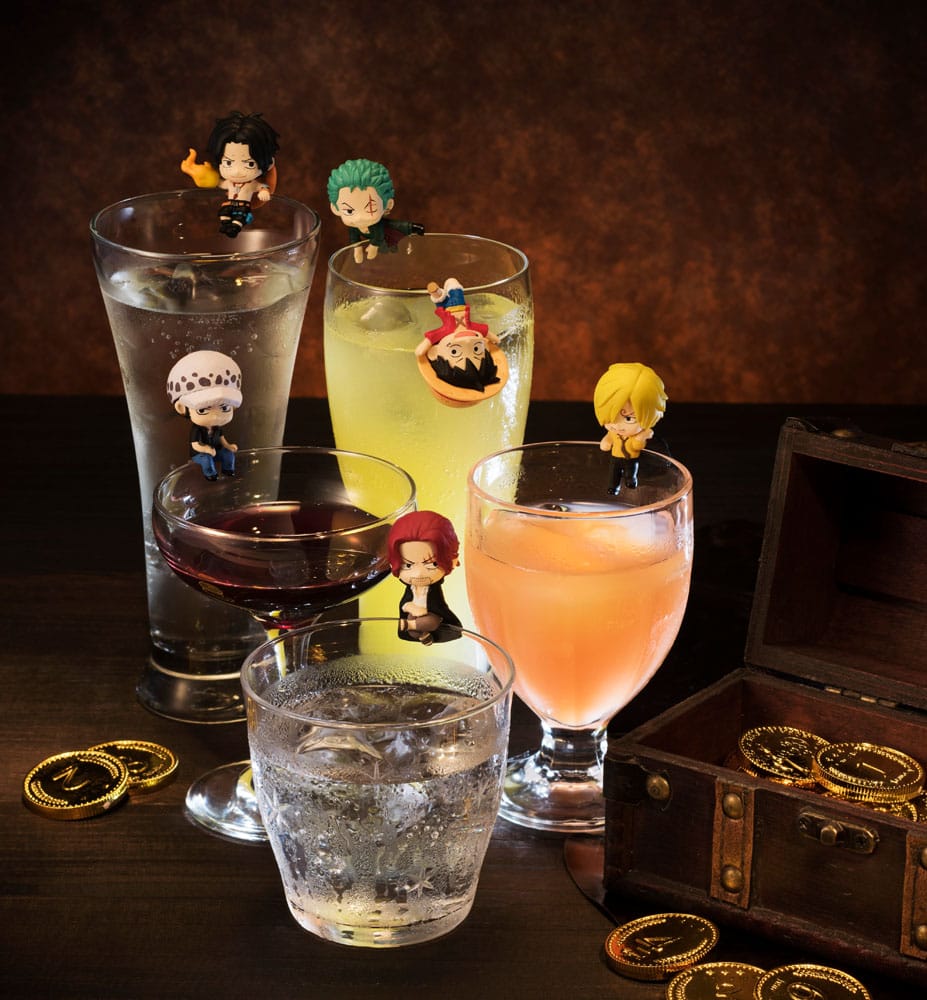 One Piece Ochatomo Series Sammelfiguren Pirates Party 4 cm Sortiment (6) Minifiguren Yokina