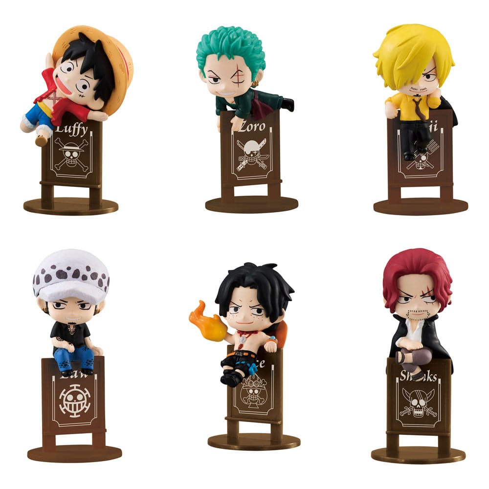 One Piece Ochatomo Series Sammelfiguren Pirates Party 4 cm Sortiment (6) Minifiguren Yokina
