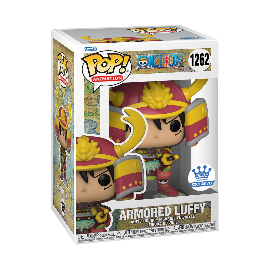 One Piece POP! Animation Vinyl Figur Armored Luffy w/CH 9 cm Funko POP! Yokina