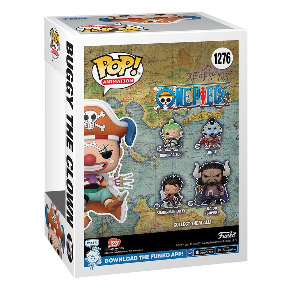 One Piece POP! Animation Vinyl Figuren Buggy the Clown 9 cm Funko POP! Yokina