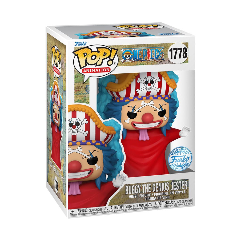 One Piece POP! Movies Vinyl Figur Buggy (Post Time-Skip) Exclusive 9 cm Funko POP! Yokina