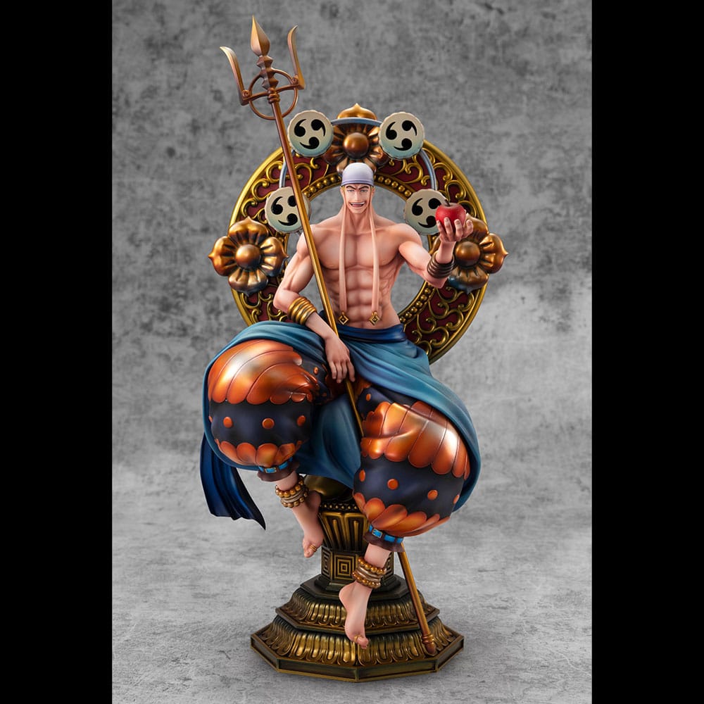 One Piece P.O.P PVC Statue Neo Maximum The only God of Skypiea Enel 34 cm Prizefiguren Yokina
