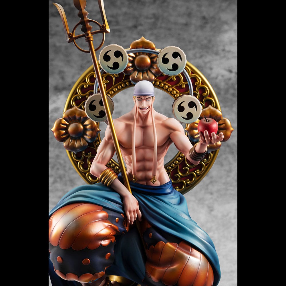 One Piece P.O.P PVC Statue Neo Maximum The only God of Skypiea Enel 34 cm Prizefiguren Yokina