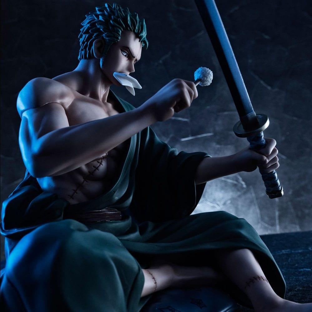 One Piece P.O.P S.O.C PVC Statue 1/8 Roronoa Zorro 13 cm Scalefiguren Yokina