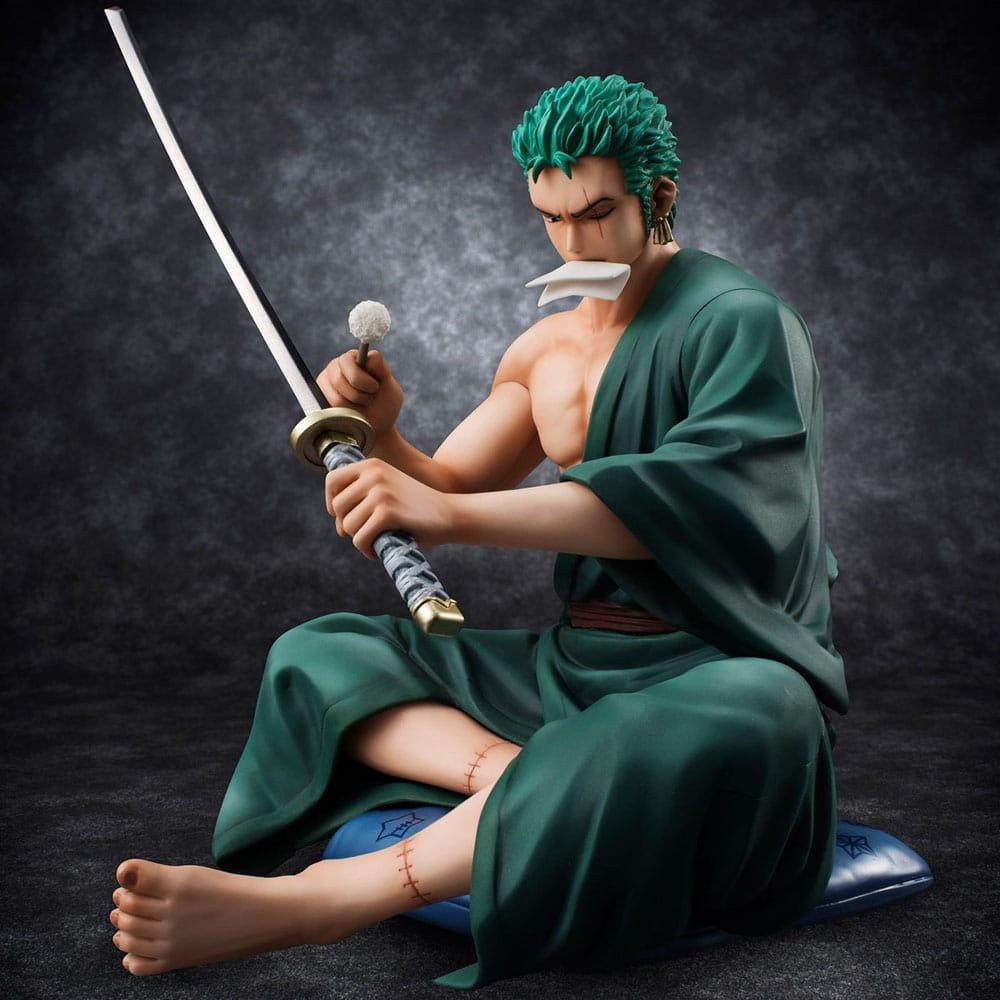 One Piece P.O.P S.O.C PVC Statue 1/8 Roronoa Zorro 13 cm Scalefiguren Yokina