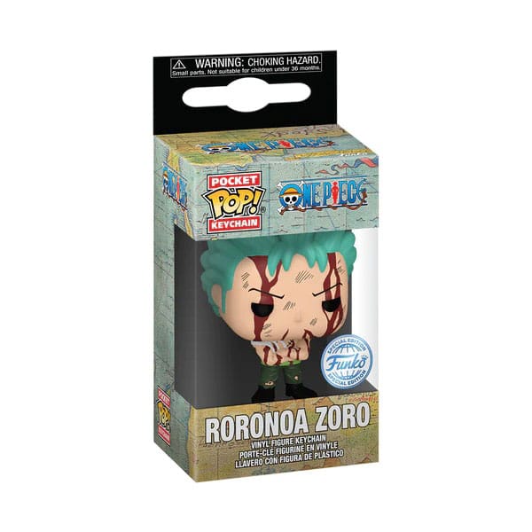 One Piece POP! Vinyl Schlüsselanhänger 4 cm Zoro Nothing Happened Schlüsselanhänger Yokina