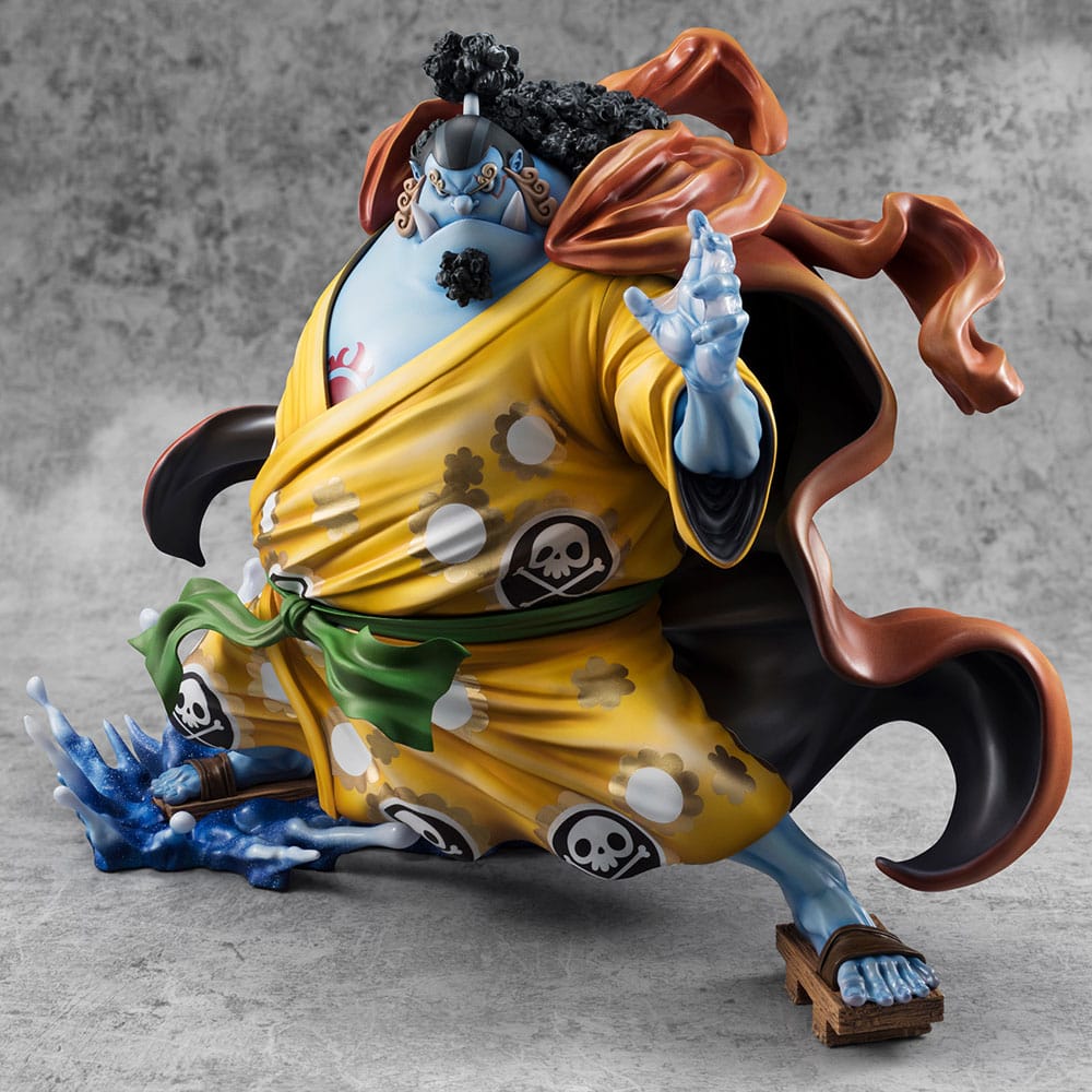 One Piece Portrait Of Pirates SA-MAXIMUM PVC Statue Knight of the Sea Jimbei Limited Reprint 25 cm Prizefiguren Yokina