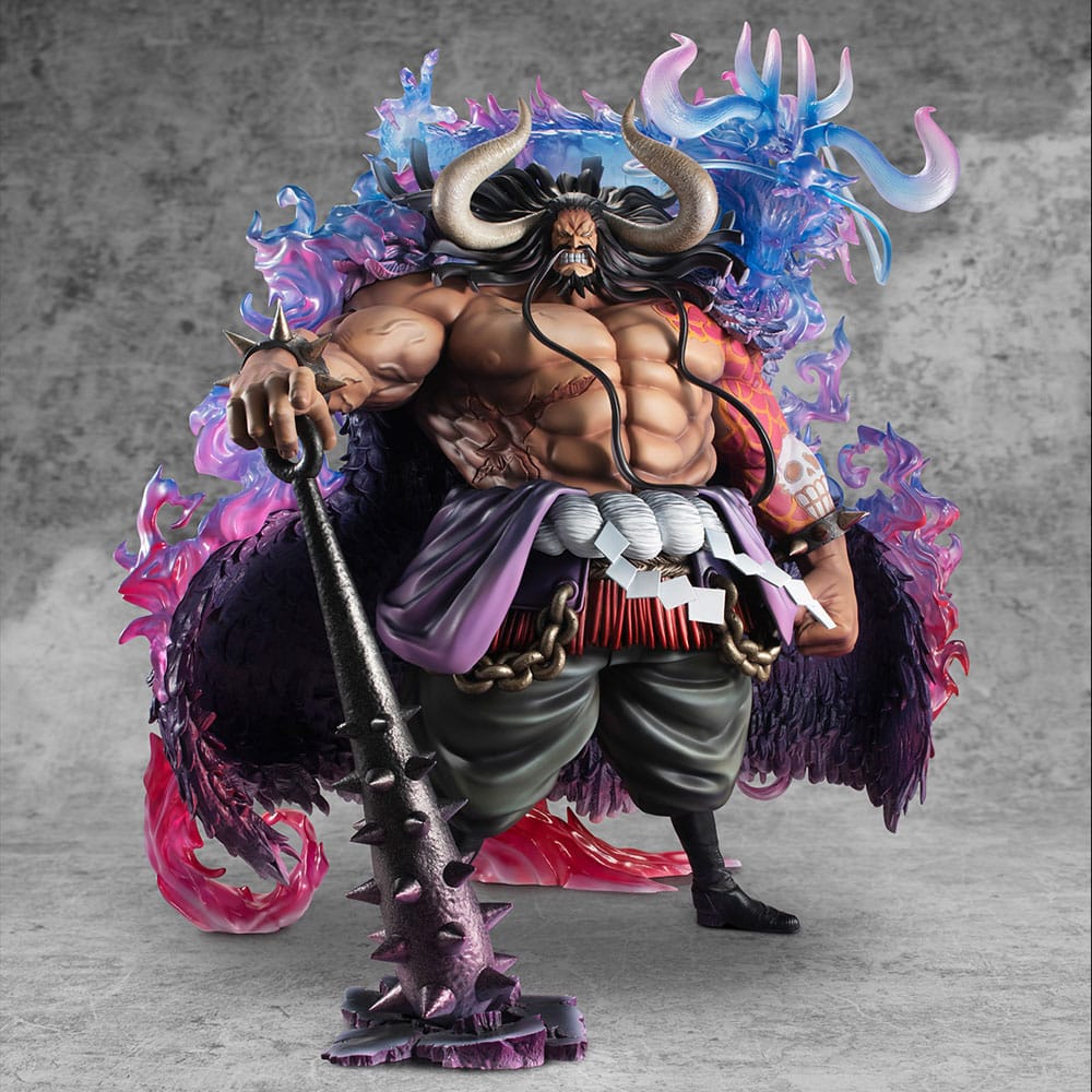 One Piece Portrait Of Pirates WA-MAXIMUM PVC Statue Kaido the Beast (Super limited reprint) 38 cm Prizefiguren Yokina