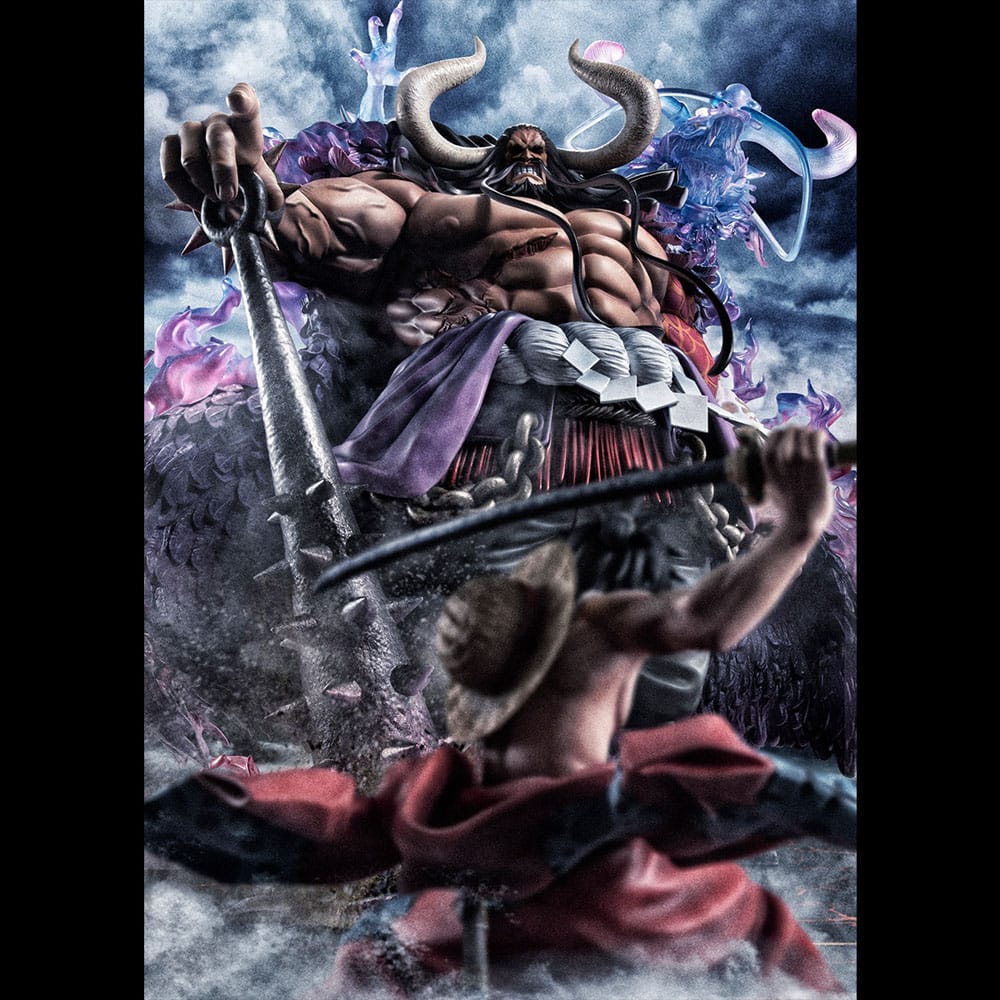 One Piece Portrait Of Pirates WA-MAXIMUM PVC Statue Kaido the Beast (Super limited reprint) 38 cm Prizefiguren Yokina