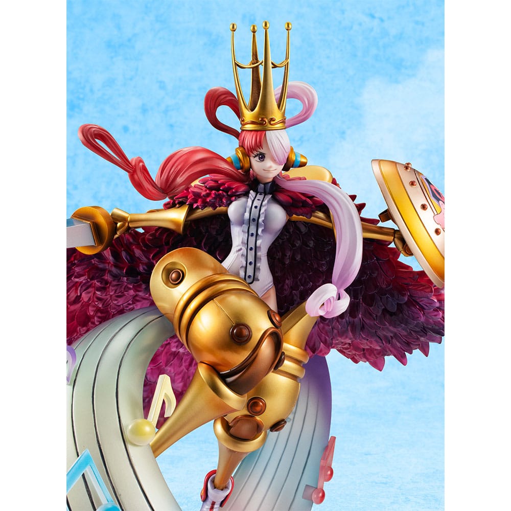 One Piece Red Maximum Portrait Of Pirates PVC Statue Uta I'm Invincible 29 cm Prizefiguren Yokina
