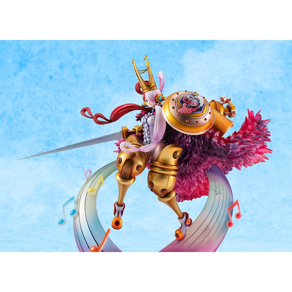 One Piece Red Maximum Portrait Of Pirates PVC Statue Uta I'm Invincible 29 cm Prizefiguren Yokina