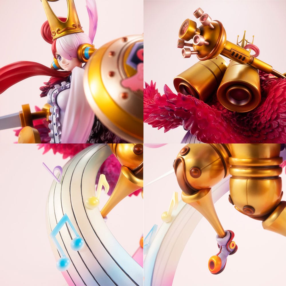 One Piece Red Maximum Portrait Of Pirates PVC Statue Uta I'm Invincible 29 cm Prizefiguren Yokina