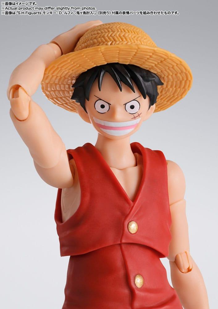 One Piece S.H. Figuarts Actionfigur Monkey D. Ruffy Romance Dawn 15 cm Figmas Yokina