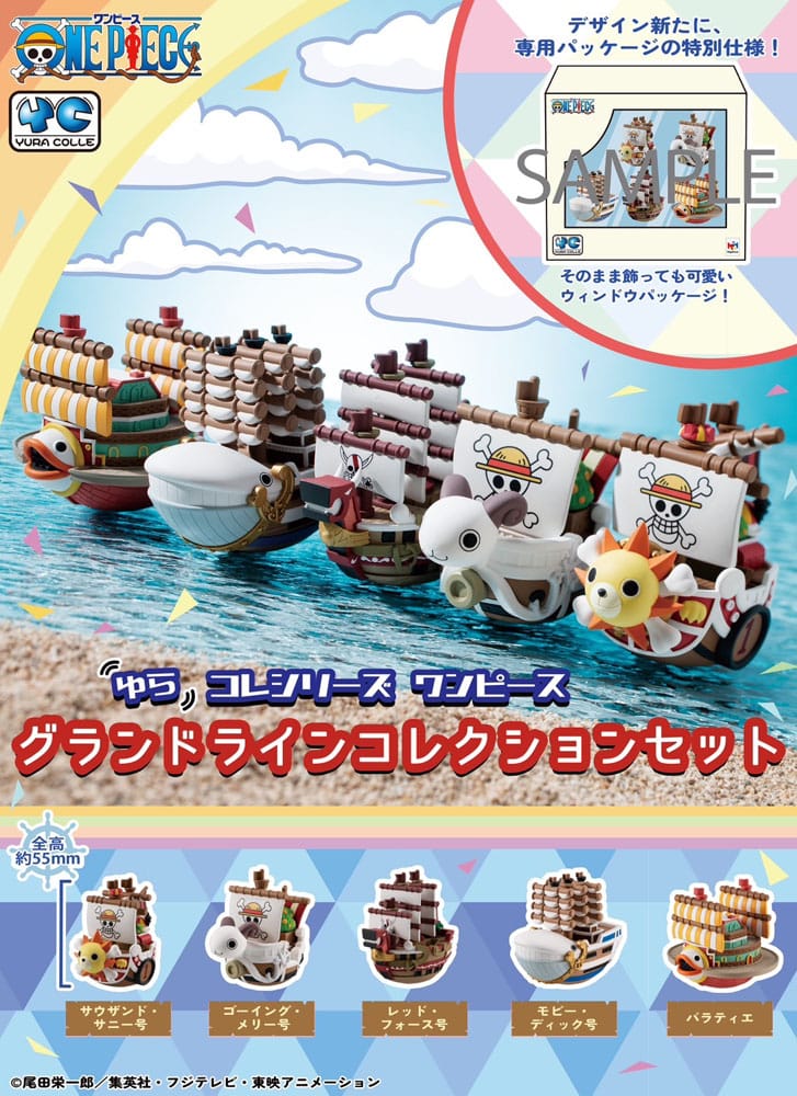 One Piece Yuracolle Series Sammelfiguren Grand Line Special Packaging 6 cm Sortiment (5) Minifiguren Yokina