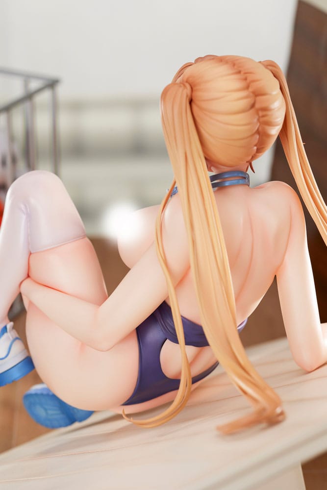 Original Character PVC Statue 1/3.5 2-F Roshutu bu Suzu Mikuma 39 cm Hentai Yokina