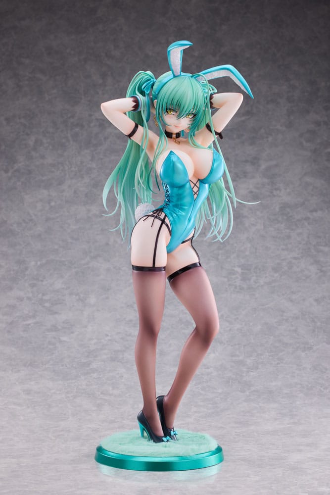 Original Character PVC Statue 1/4 Green Twin Tail Bunny-chan 43 cm Hentai Yokina