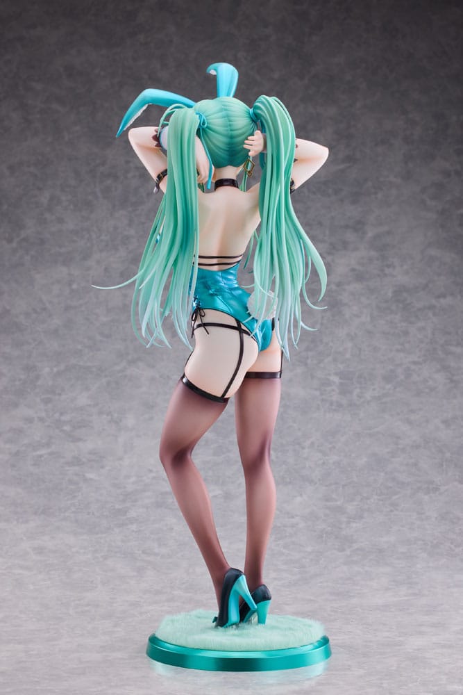Original Character PVC Statue 1/4 Green Twin Tail Bunny-chan 43 cm Hentai Yokina