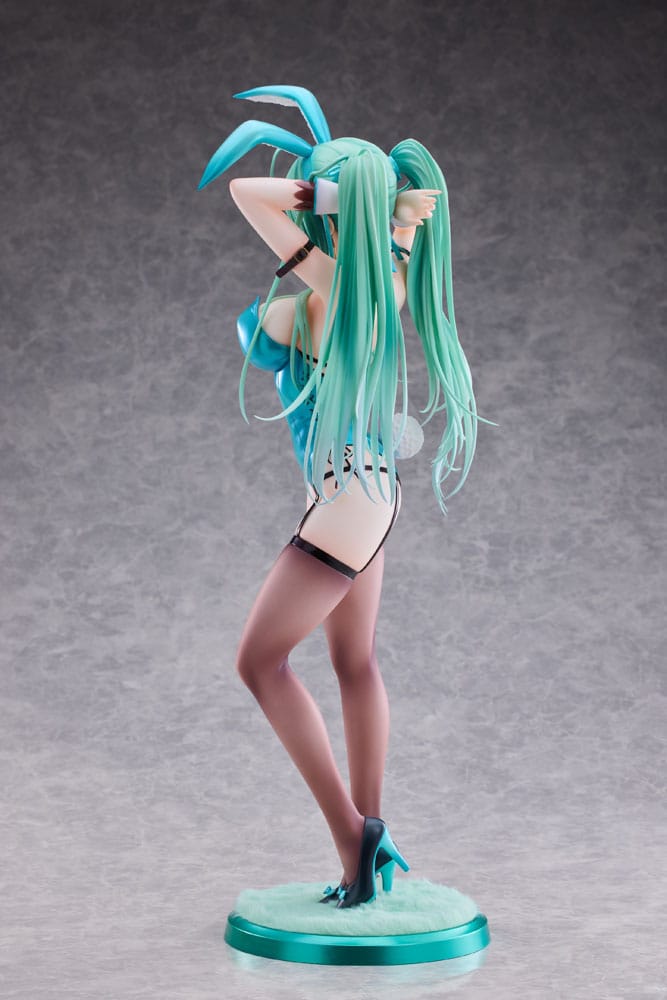Original Character PVC Statue 1/4 Green Twin Tail Bunny-chan 43 cm Hentai Yokina