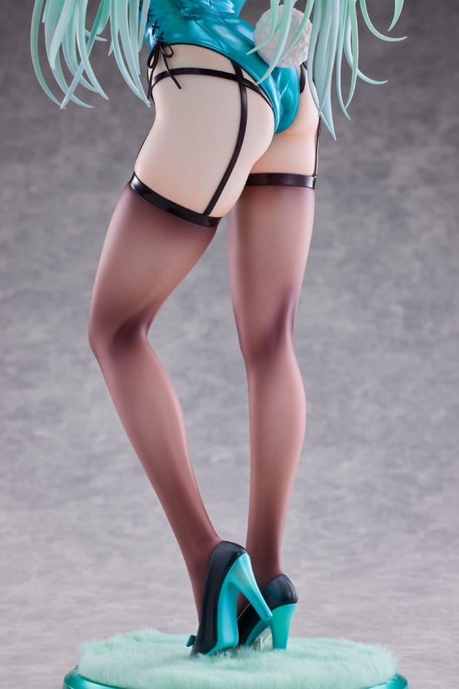Original Character PVC Statue 1/4 Green Twin Tail Bunny-chan 43 cm Hentai Yokina