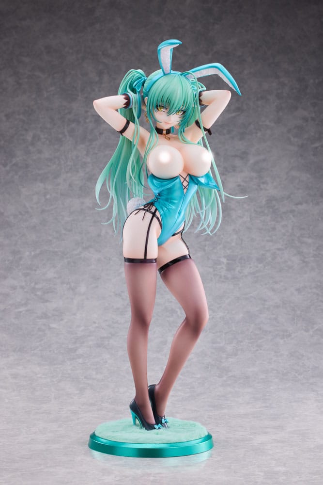 Original Character PVC Statue 1/4 Green Twin Tail Bunny-chan 43 cm Hentai Yokina