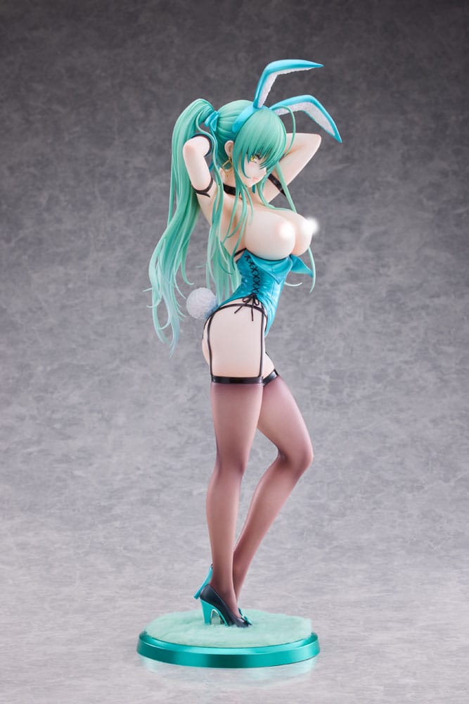 Original Character PVC Statue 1/4 Green Twin Tail Bunny-chan 43 cm Hentai Yokina