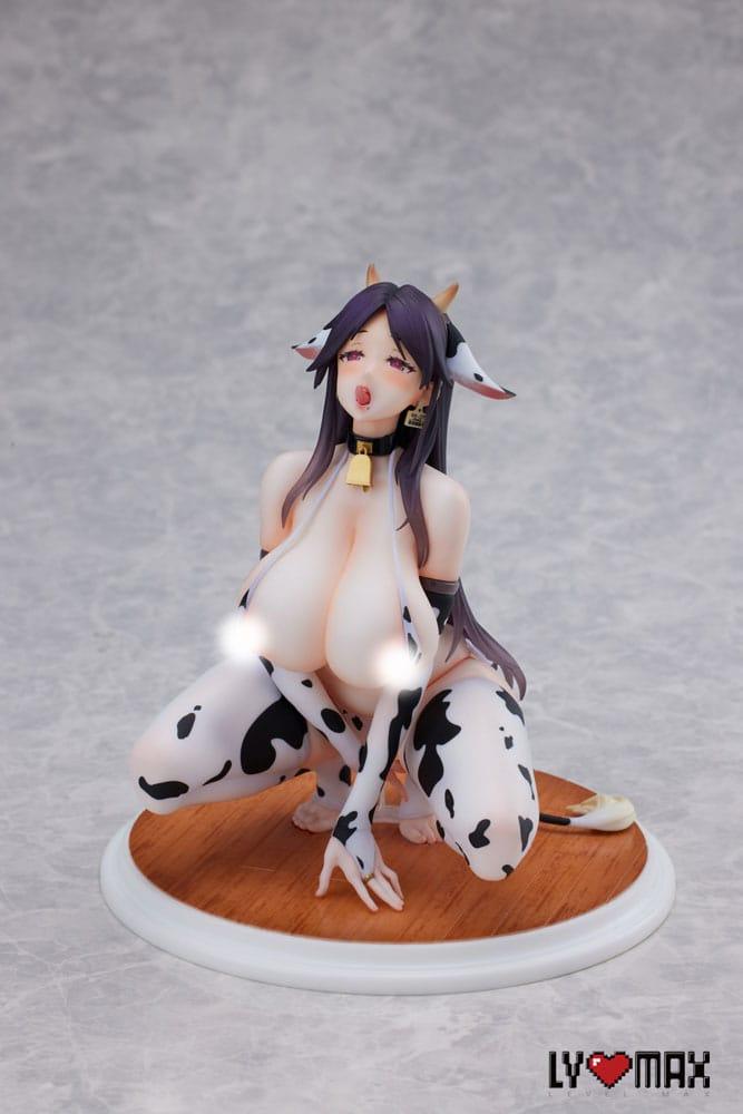 Original Character PVC Statue 1/6 Cow Pattern Bikini Senpai Kokufu 16 cm Hentai Yokina