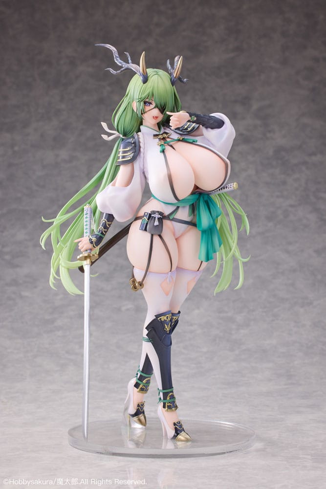 Original Character PVC Statue 1/6 Dokuganryu-chan Illustrated by Mataro Deluxe Edition 30 cm Scalefiguren Yokina