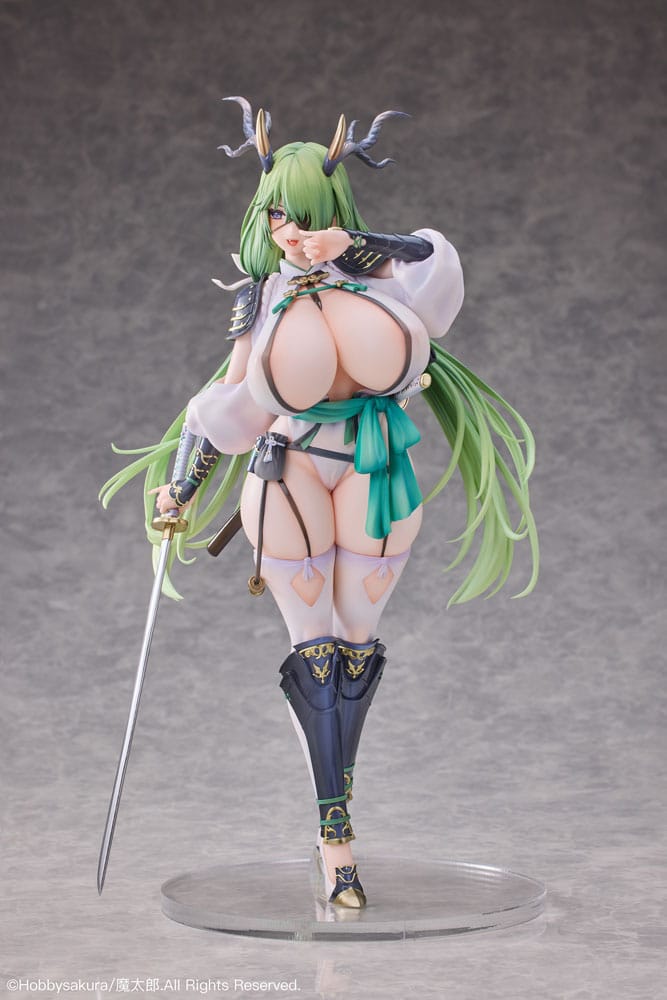 Original Character PVC Statue 1/6 Dokuganryu-chan Illustrated by Mataro Deluxe Edition 30 cm Scalefiguren Yokina