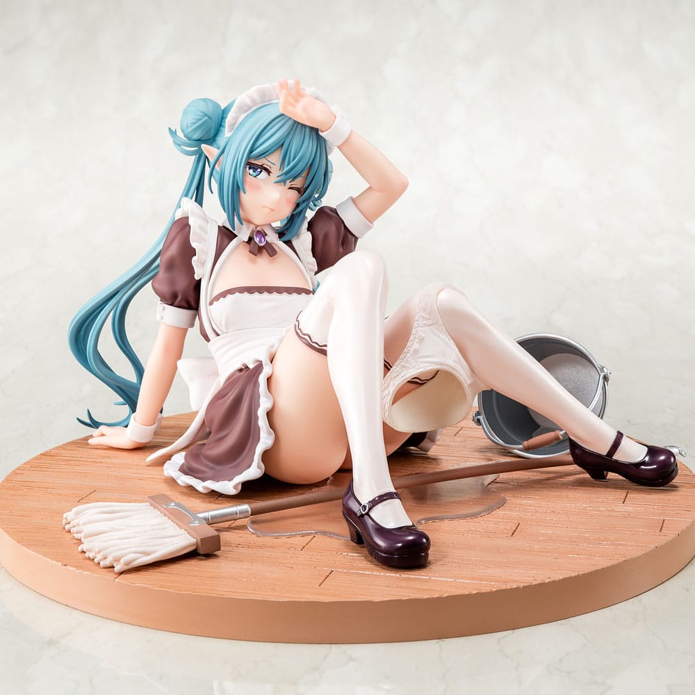 Original Character PVC Statue 1/6 Elf Maid's Sexual Servicing Lime 17 cm Hentai Yokina