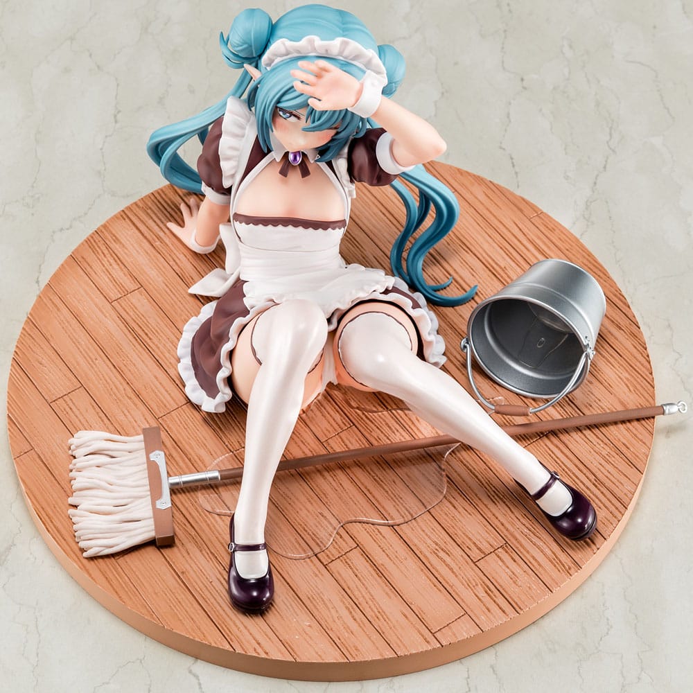 Original Character PVC Statue 1/6 Elf Maid's Sexual Servicing Lime 17 cm Hentai Yokina