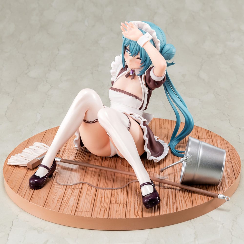 Original Character PVC Statue 1/6 Elf Maid's Sexual Servicing Lime 17 cm Hentai Yokina