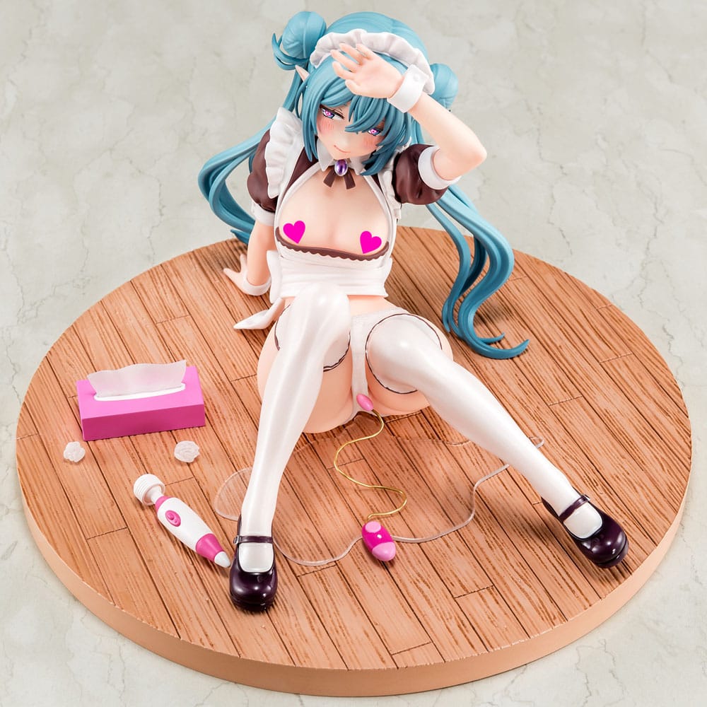 Original Character PVC Statue 1/6 Elf Maid's Sexual Servicing Lime 17 cm Hentai Yokina