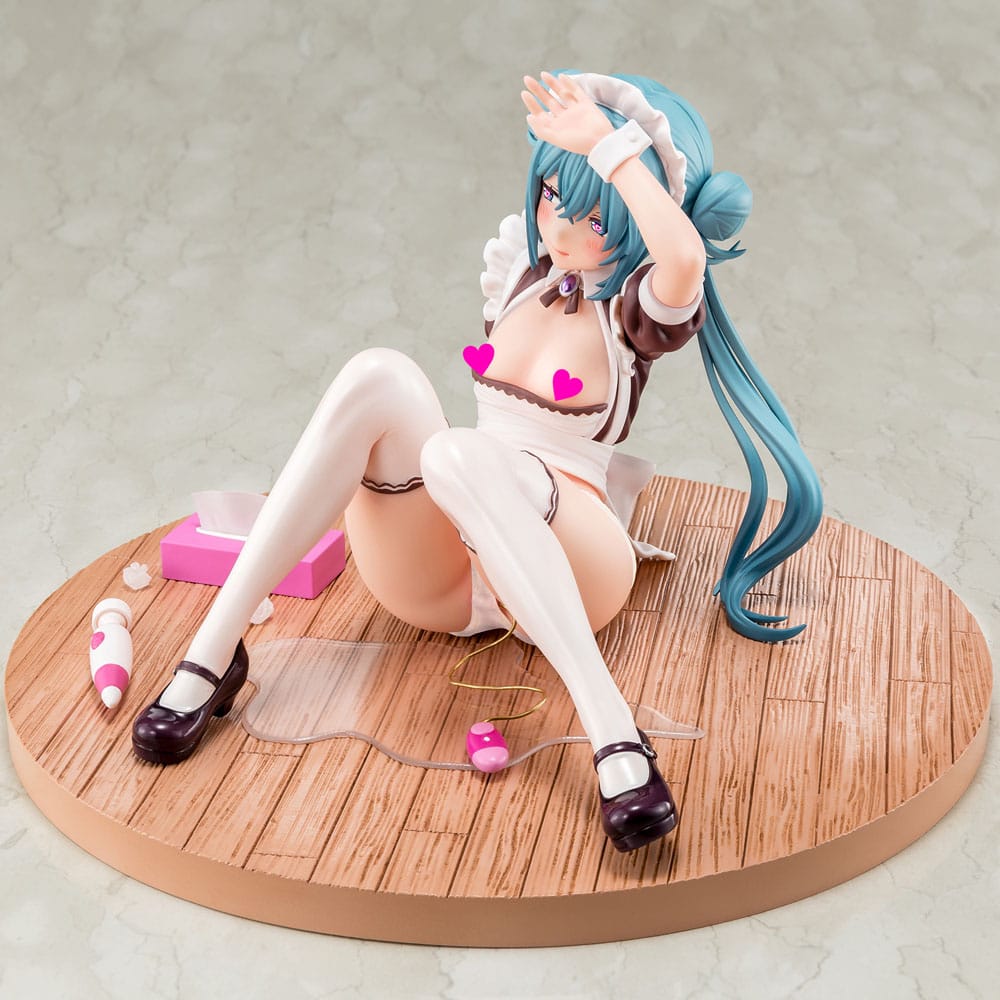 Original Character PVC Statue 1/6 Elf Maid's Sexual Servicing Lime 17 cm Hentai Yokina
