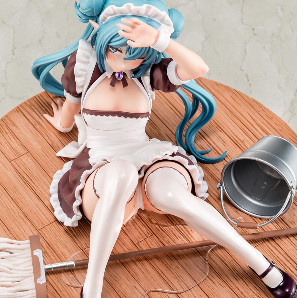 Original Character PVC Statue 1/6 Elf Maid's Sexual Servicing Lime 17 cm Hentai Yokina