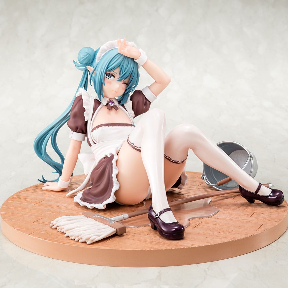 Original Character PVC Statue 1/6 Elf Maid's Sexual Servicing Lime 17 cm Hentai Yokina