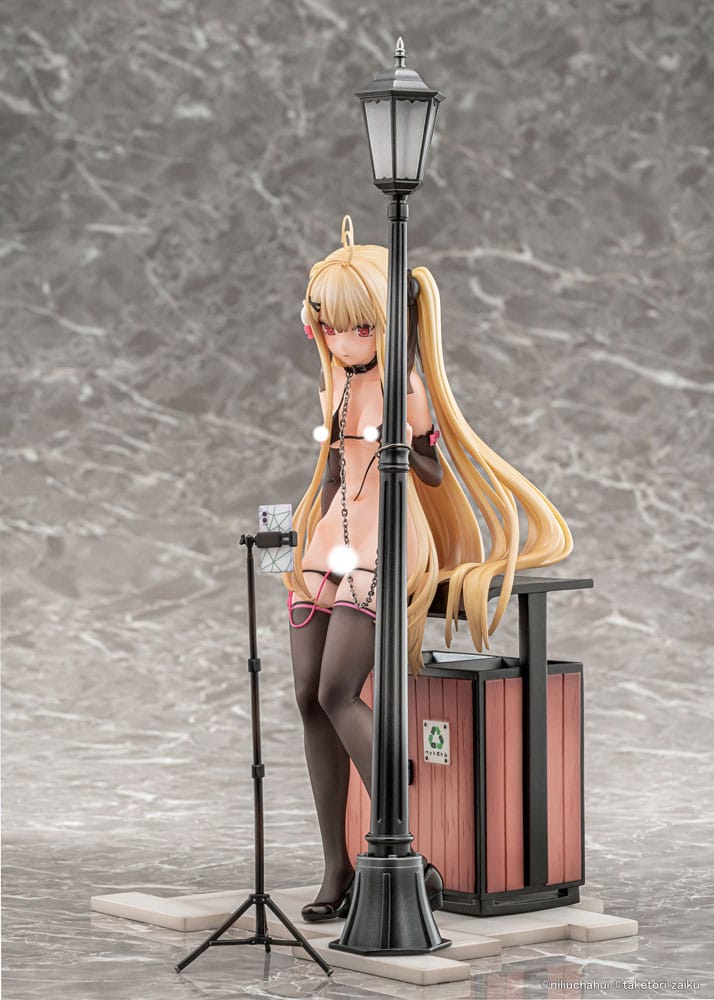 Original Character PVC Statue 1/6 Gyakuryuu Chakai Asaba Tokisaki Illustration By Taketori Zaiku 25 cm Hentai Yokina
