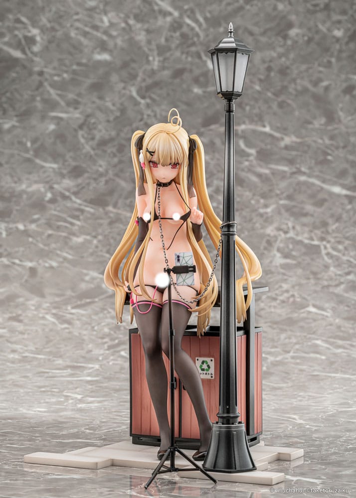 Original Character PVC Statue 1/6 Gyakuryuu Chakai Asaba Tokisaki Illustration By Taketori Zaiku 25 cm Hentai Yokina