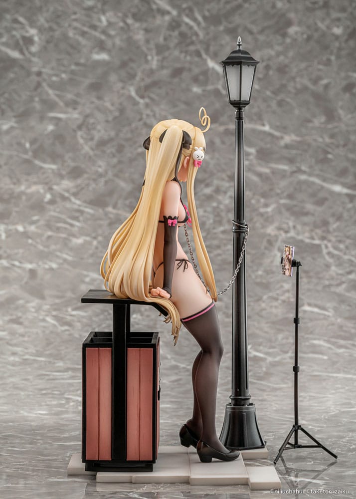 Original Character PVC Statue 1/6 Gyakuryuu Chakai Asaba Tokisaki Illustration By Taketori Zaiku 25 cm Hentai Yokina